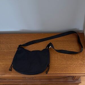 Old Navy Classic Black Nylon Crossbody Bag